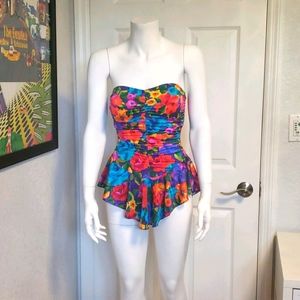 One piece bathing suit